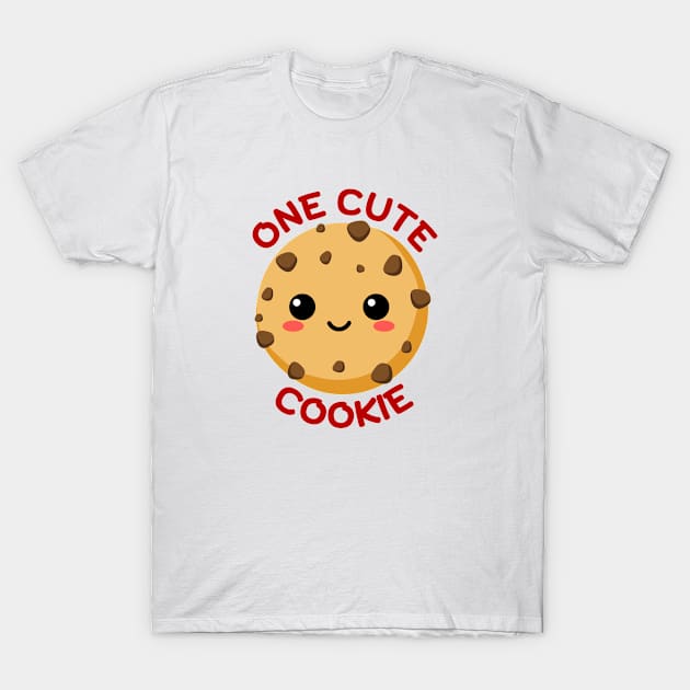 One Cute Cookie | Cookie Pun T-Shirt by Allthingspunny